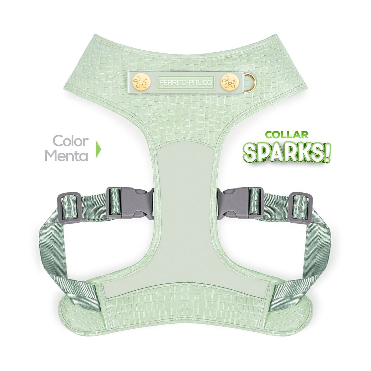 PERRITO PITUCO - PECHERA PERRITO PITUCO SPARKS MENTA TALLA XL