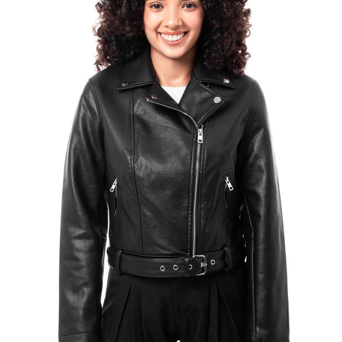 SQUEEZE - Casaca Cuerina Mujer Kristhem