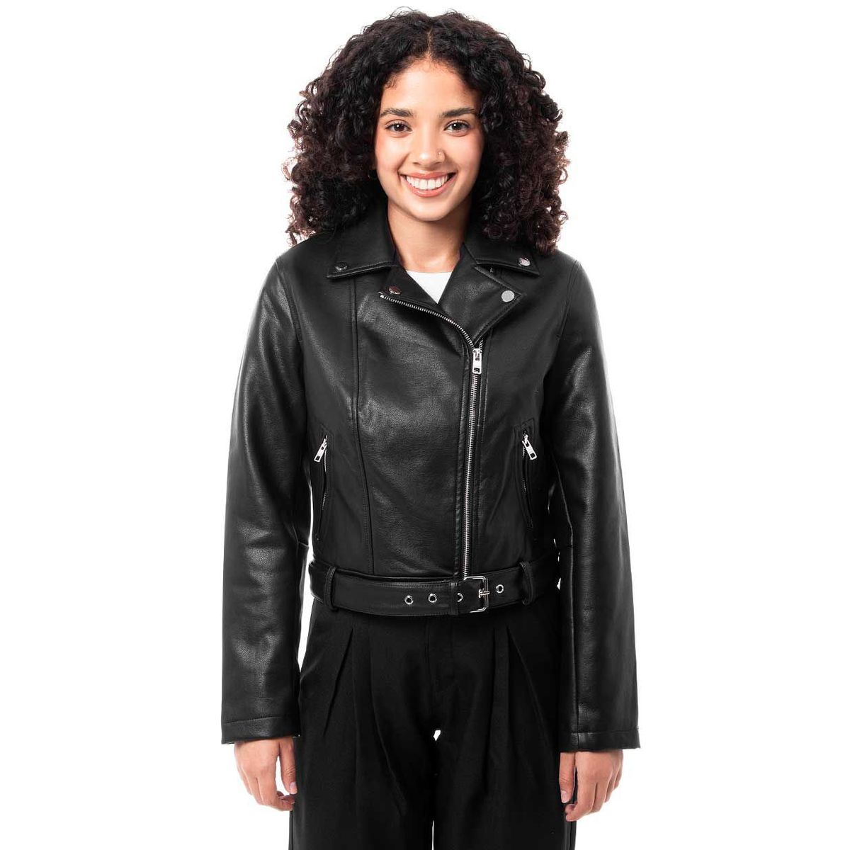 SQUEEZE - Casaca Cuerina Mujer Kristhem