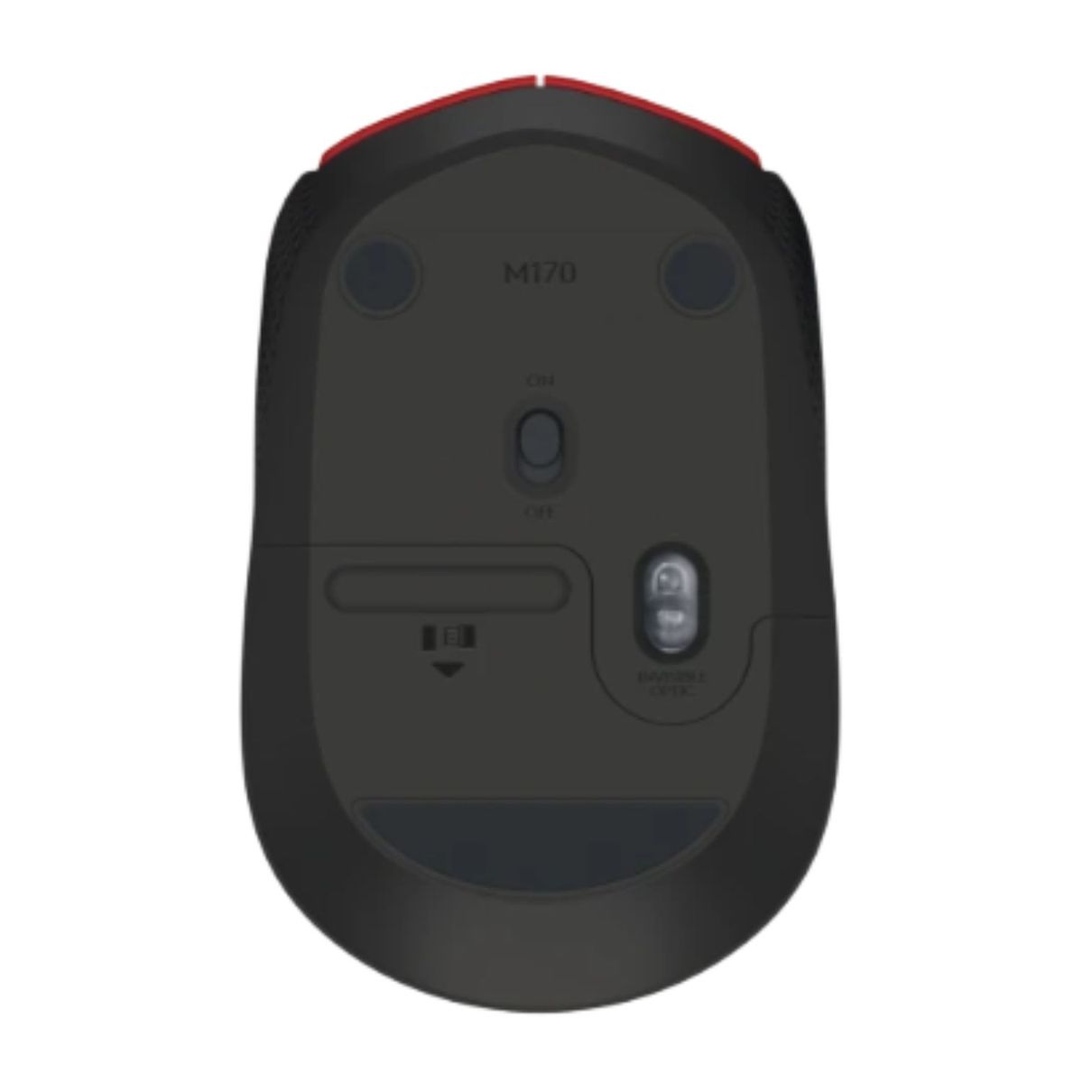 LOGITECH - Logitech M170 Mouse Wireless Usb Red 910-004941