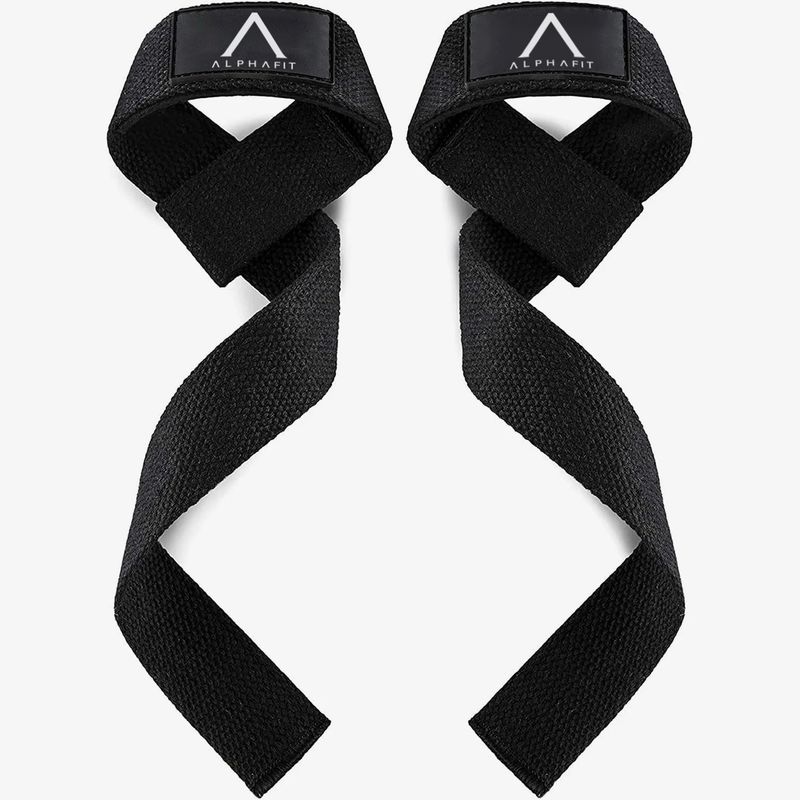 ALPHA FIT - Straps Para Cargar Pesas - Gym - Soporte de Muñeca Alphafit