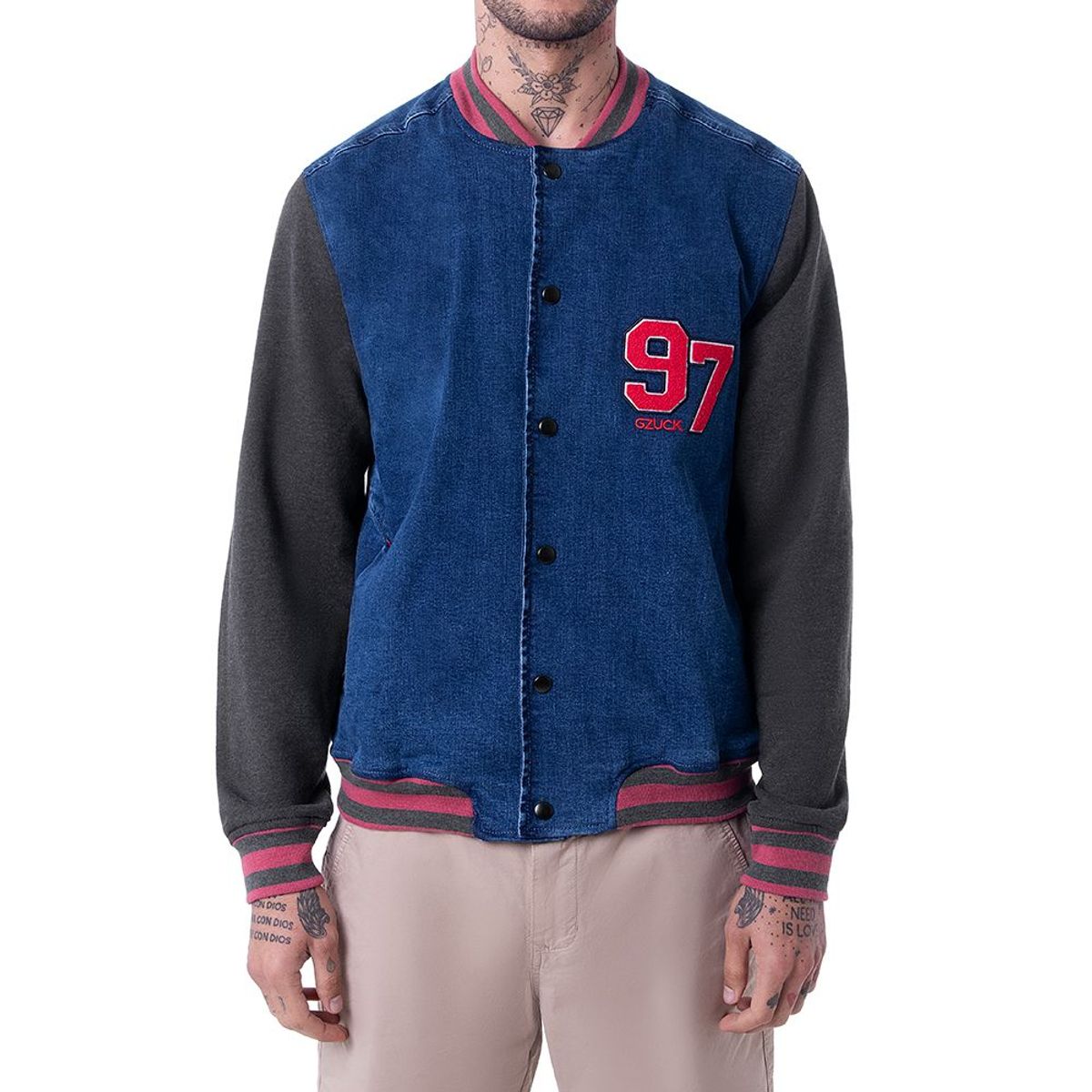 GZUCK - Casaca Denim Stretch Harluk Hombre