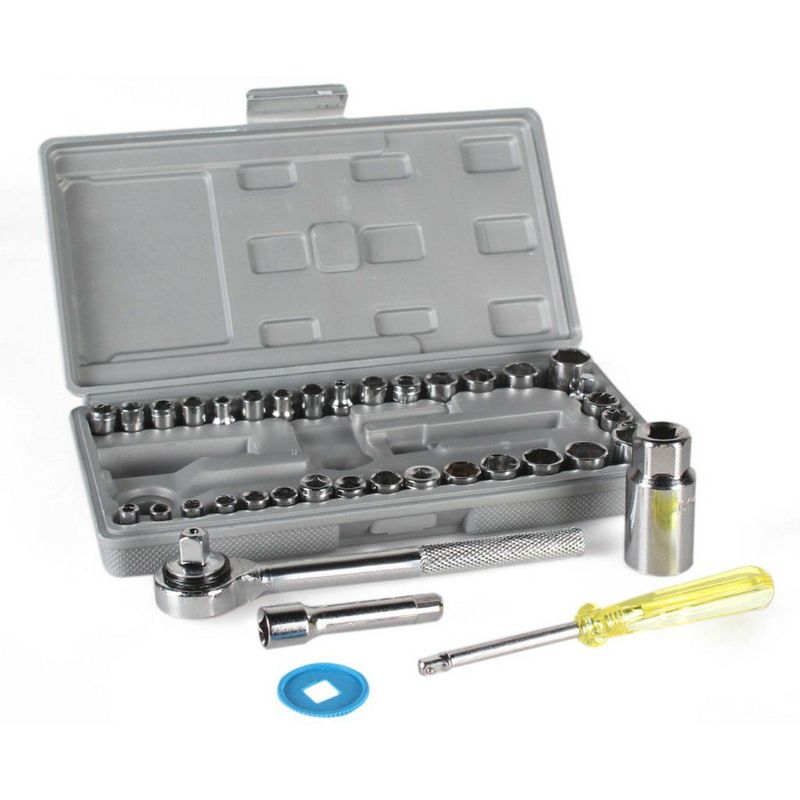 OEM - Juego Llaves Dados 40Piezas de Tubo Caja de Herramientas Inoxidable