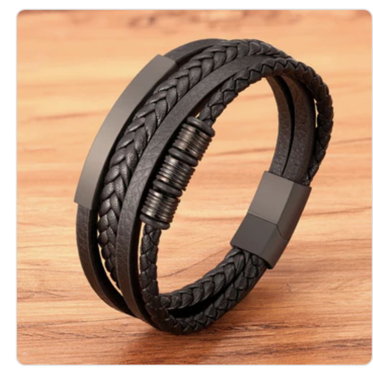 AURELA - Pulsera de Cuero para hombres