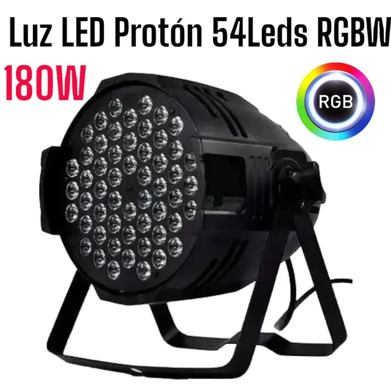 OEM - Luz LED Protón de 54Leds 180Watts RGBW DMX