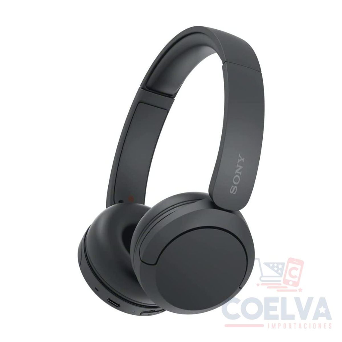 SONY - Sony WH-CH520 Bluetooth Audífono On-Ear Hasta 50 Horas - Negro