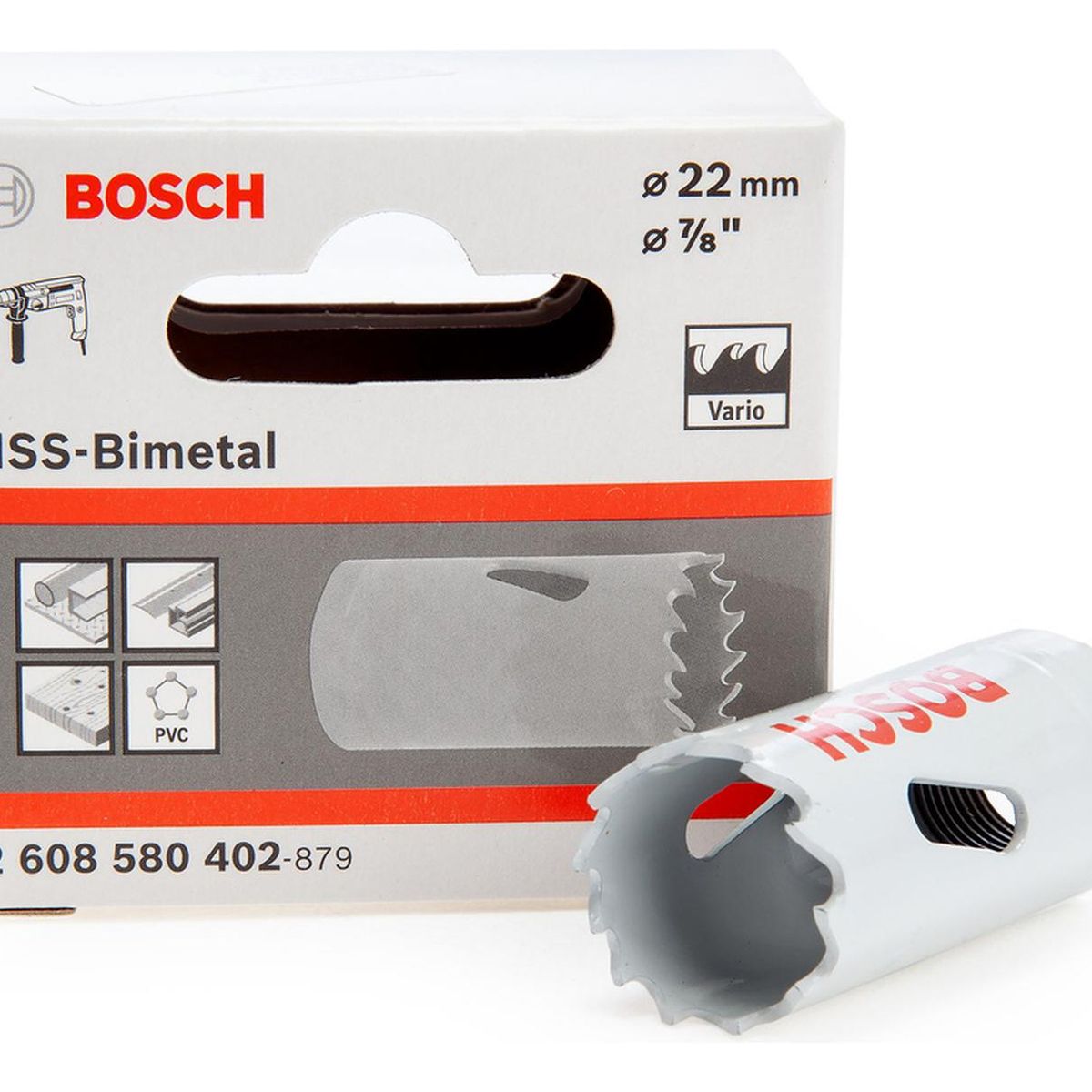 BOSCH - Sierra Copa Bimetálica HSS 78 22mm Bosch 2608580402-000