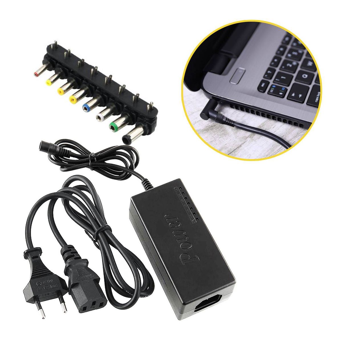 OEM - Cargador para Laptop Universal para Todas las Marcas 12v-24v 120W