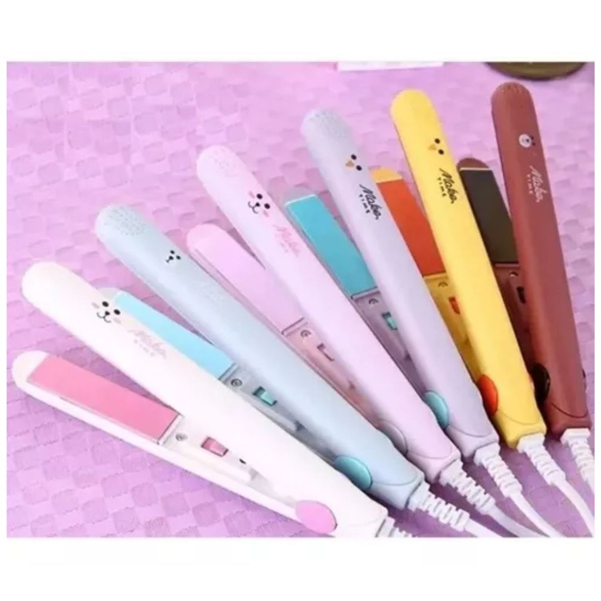 OEM - Mini Plancha de Cabello Morado