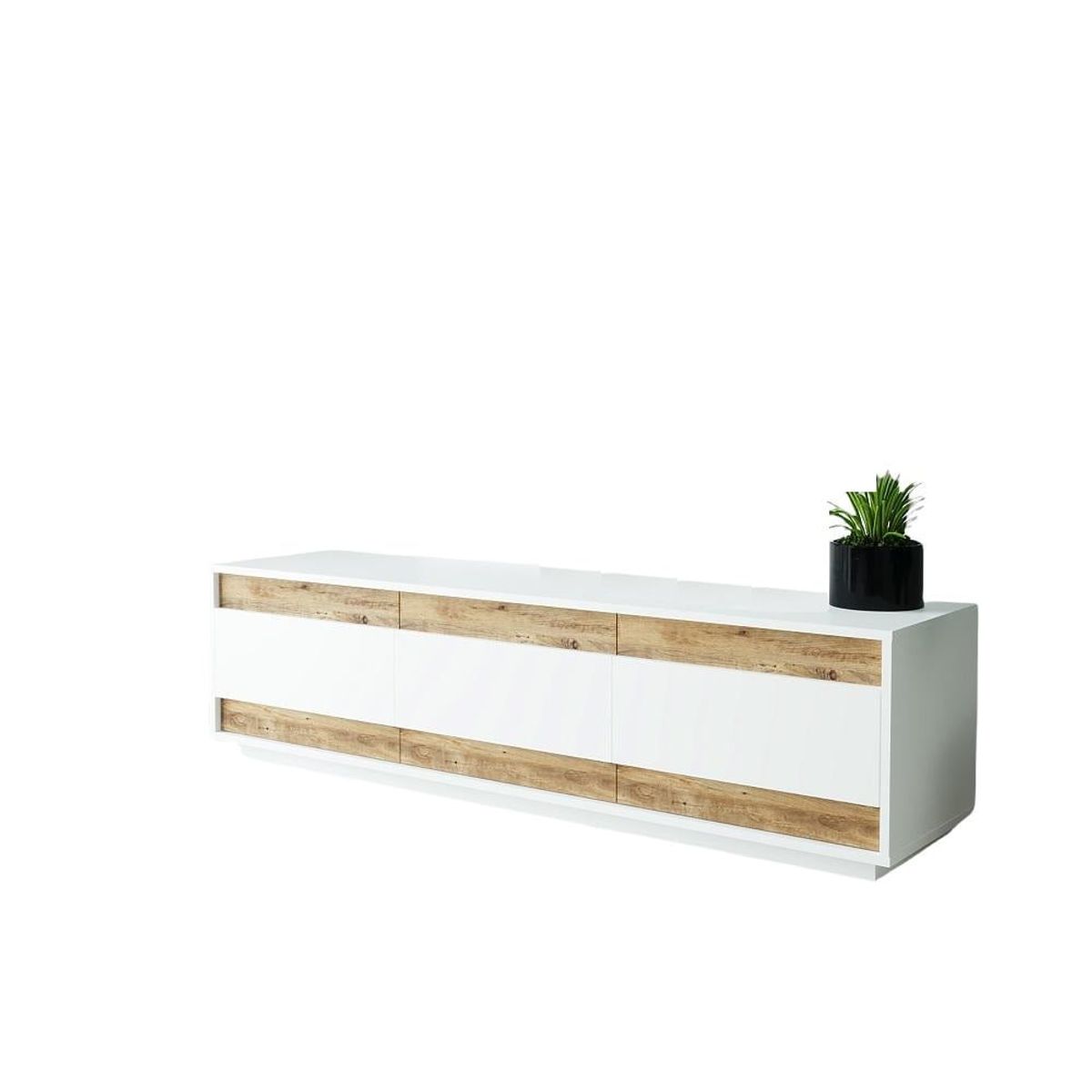 STARHOME - CENTRO DE ENTRETENIMIENTO STARHOME SOUTHERN ROBLE Y BLANCO 65"