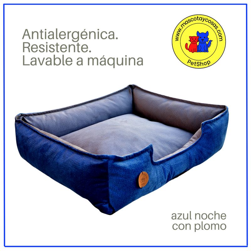 GENERICO - CAMA PARA PERROS 80X70CM TALLA XL ANTIALÉRGICA Y LAVABLE