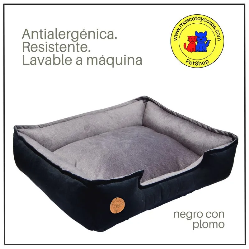 GENERICO - CAMA PARA PERROS 90X75CM TALLA XXL ANTIALÉRGICA Y LAVABLE