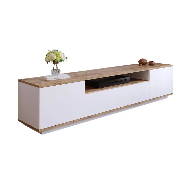 STARHOME - CENTRO DE ENTRETENIMIENTO STARHOME CONTINENTAL BLANCO Y ROBLE