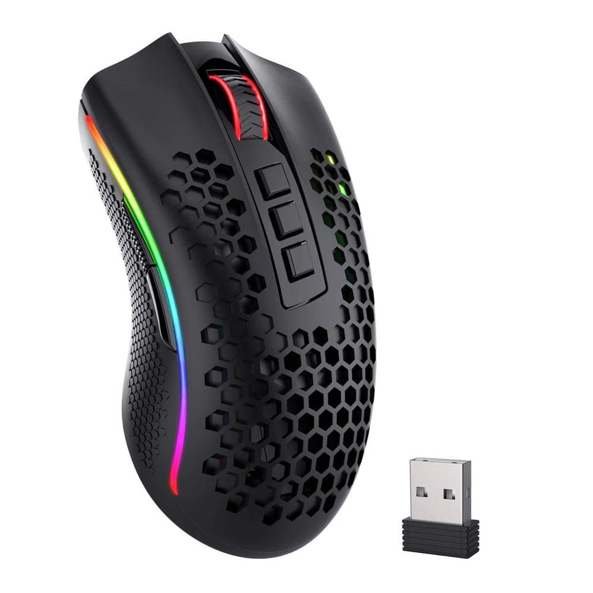 REDRAGON - Mouse Gamer Redragon M808-KS Storm Pro16000 DPI negro