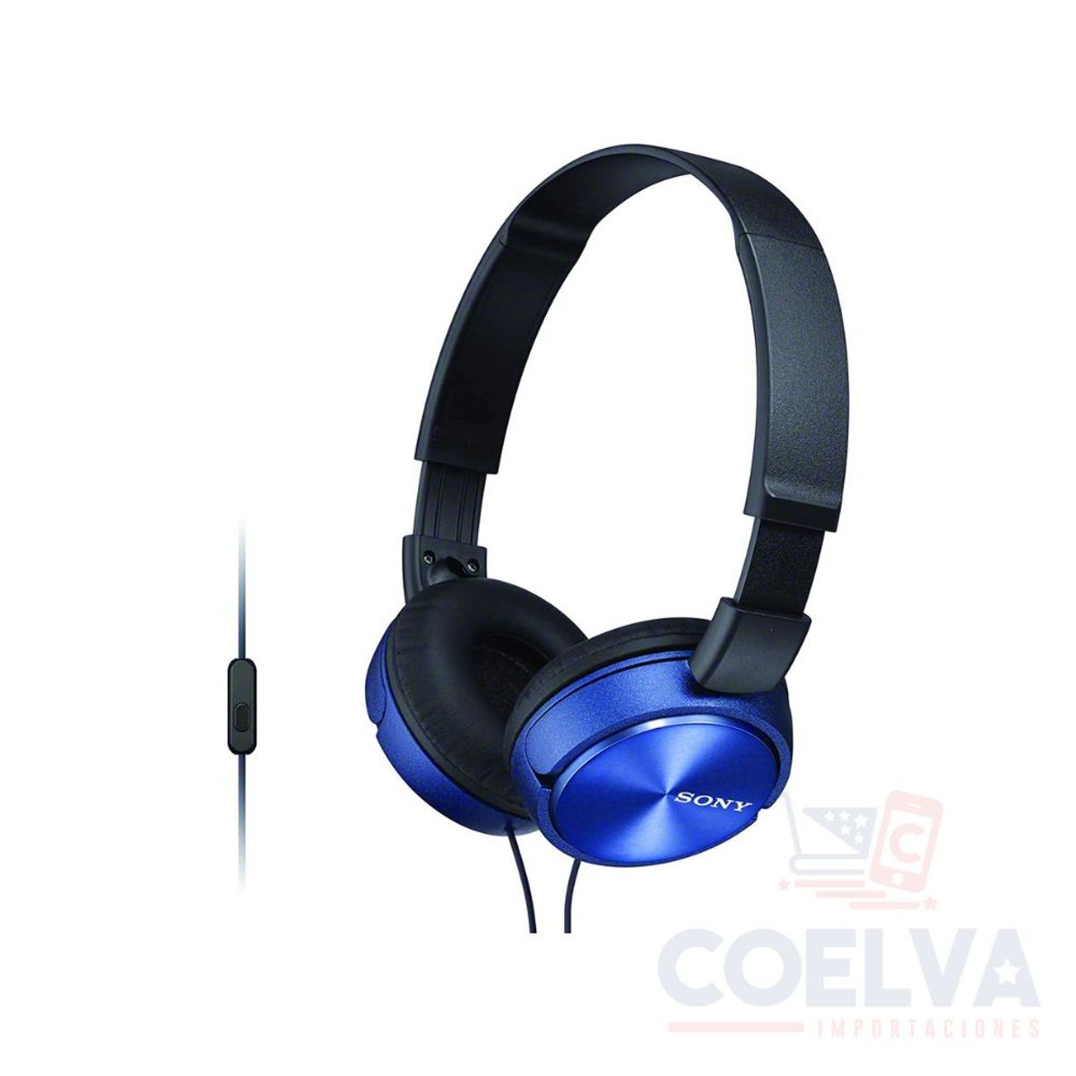 SONY - Sony MDR-ZX310AP Headphone With Microphon - Azul