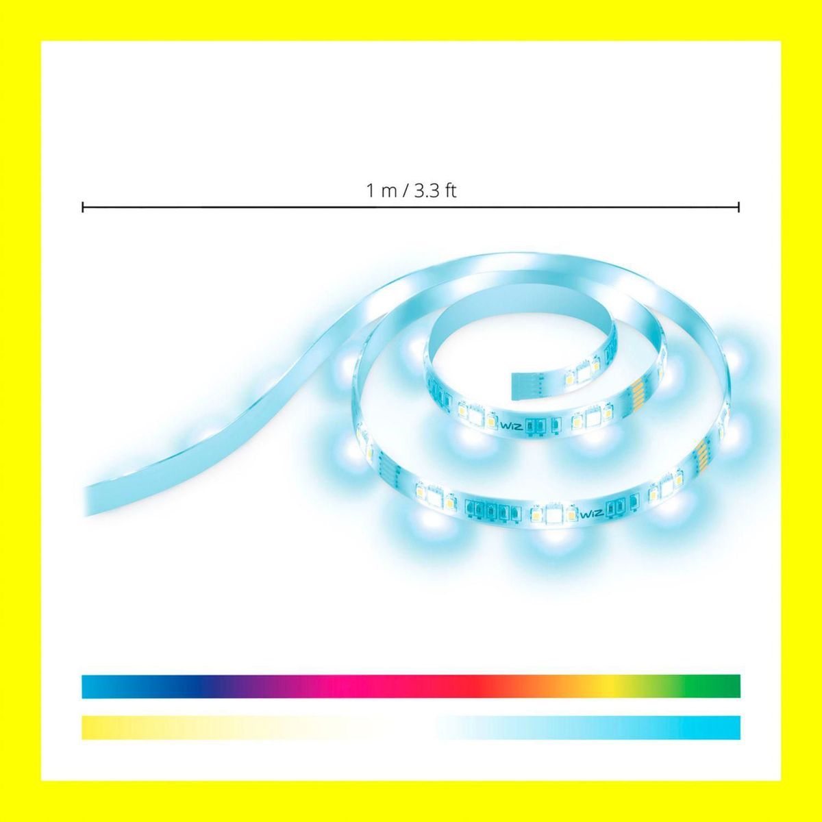 WIZ - Extensión de Tira LED Inteligente WiZ Color RGB 1Metro