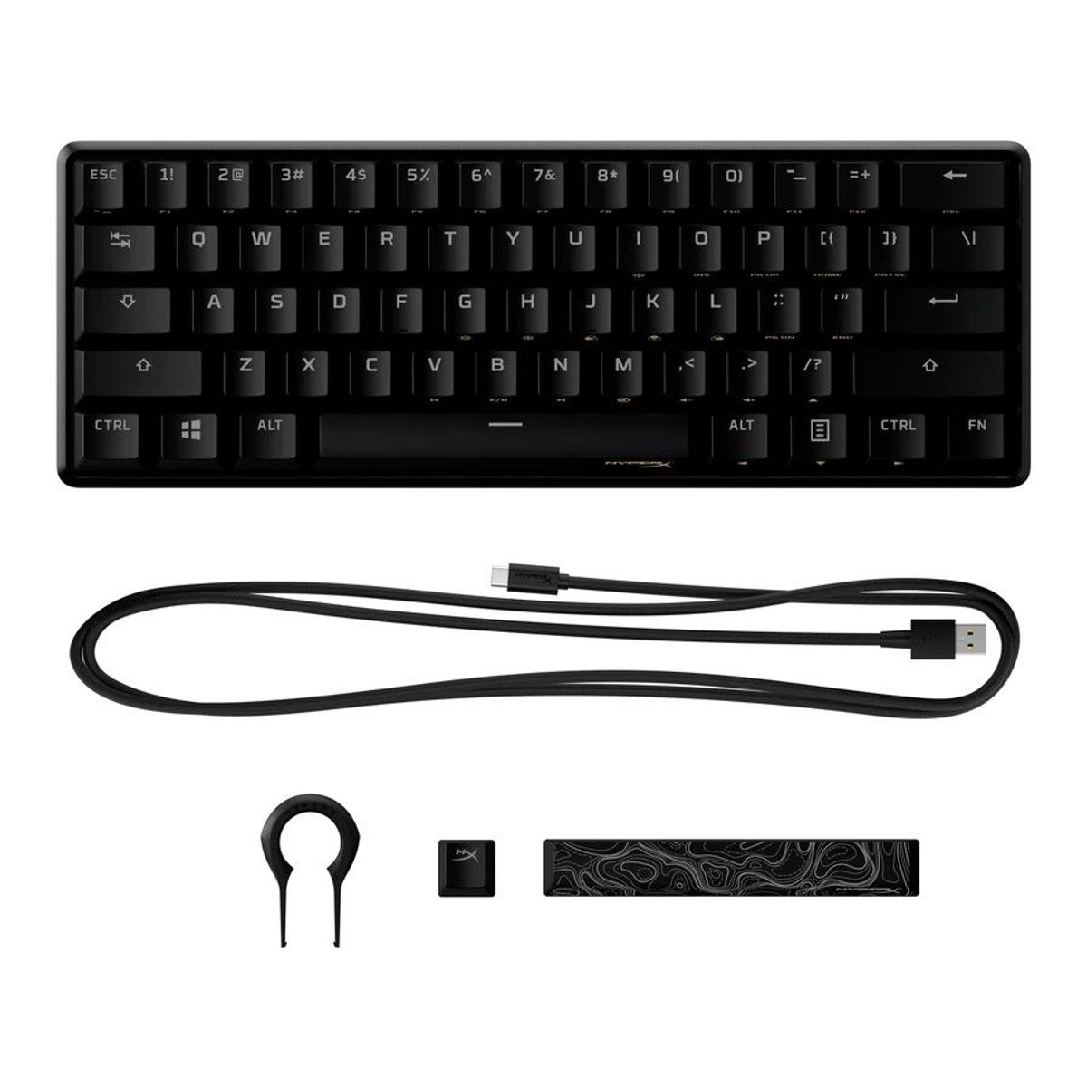 HYPERX - Teclado Gamer mecanico HyperX Alloy Origins 60 HX red US layout