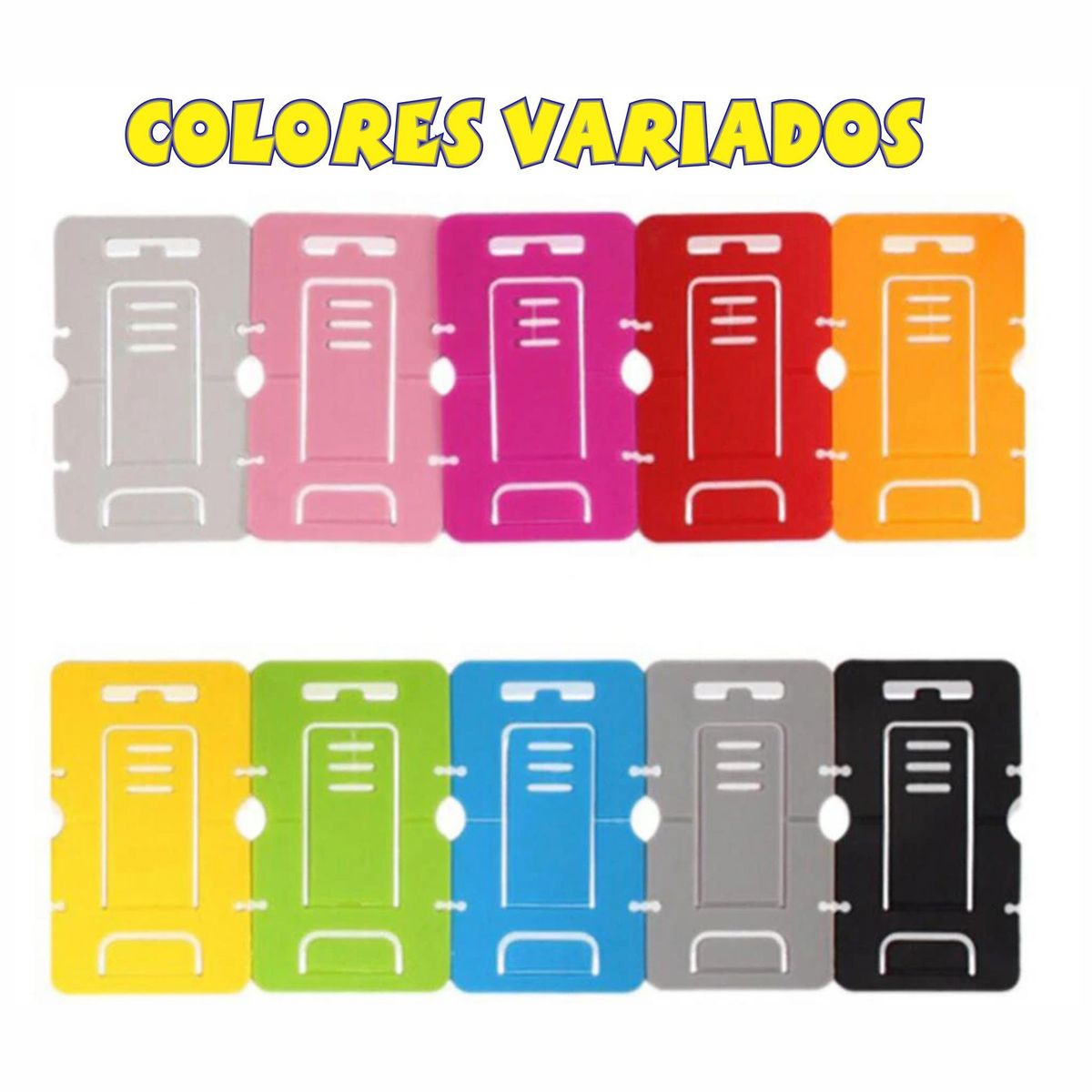 GENERICO - Pack 5 x Soporte Plegable de Escritorio para Celular portable