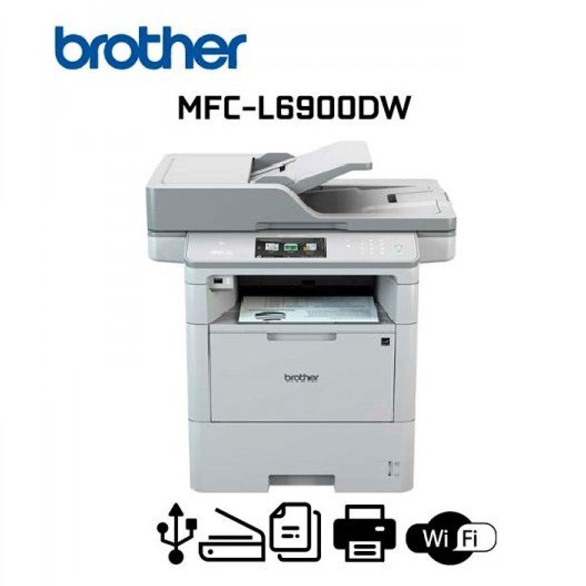 BROTHER - Impresora MULTIFUNCIONAL BROTHER MFC-L6900DW USBWi-Fi
