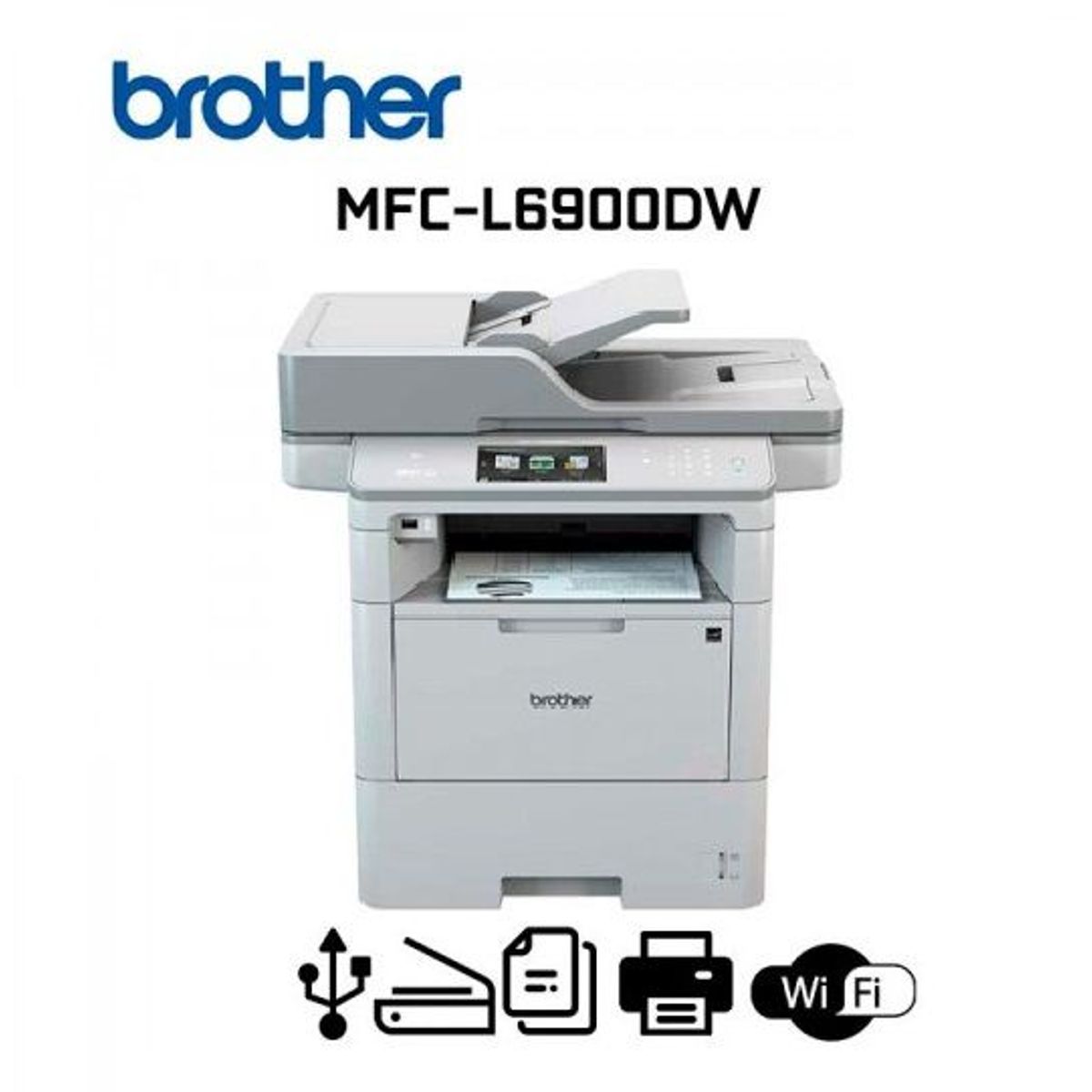 BROTHER - Impresora MULTIFUNCIONAL BROTHER MFC-L6900DW USBWi-Fi
