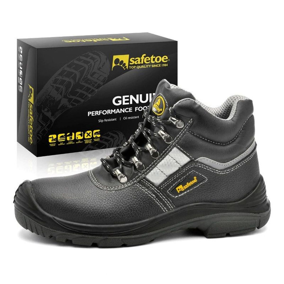 SAFETOE - BOTA DE SEGURIDAD ANTIDESLIZANTE M8027