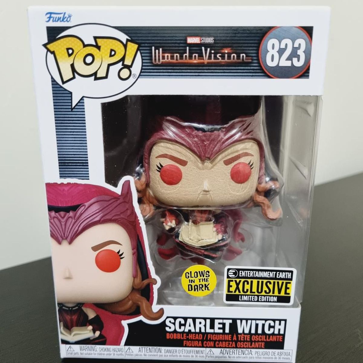 FUNKO - Funko Pop Scarlet Witch Glow - Bruja Escarlata Wanda Visión