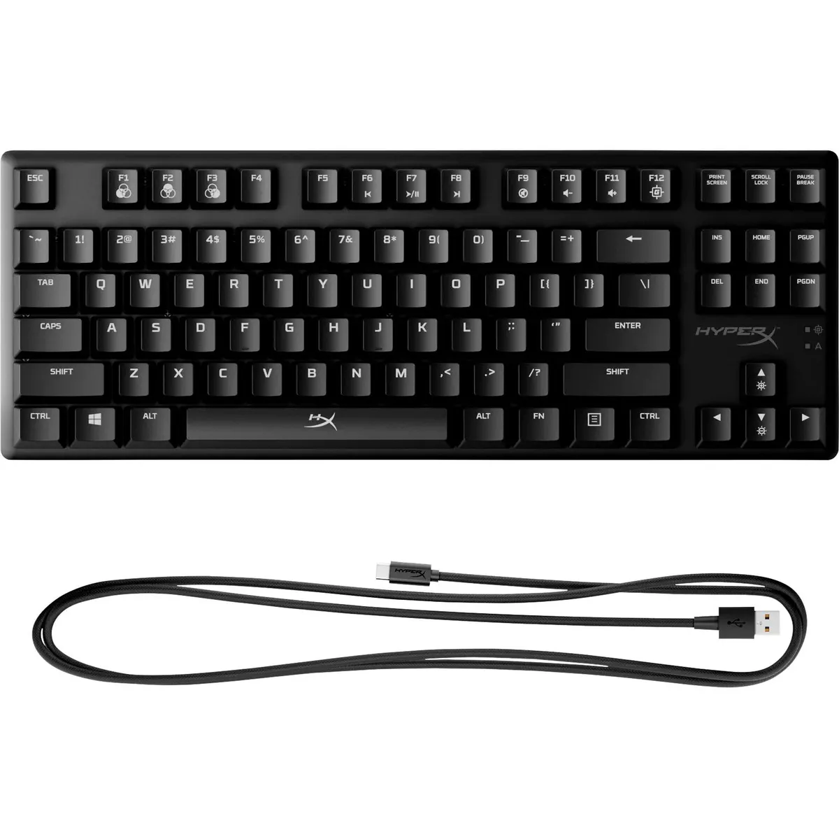 HYPERX - Teclado Mecanico Gamer HyperX Alloy Origins Core HX Red Ingles