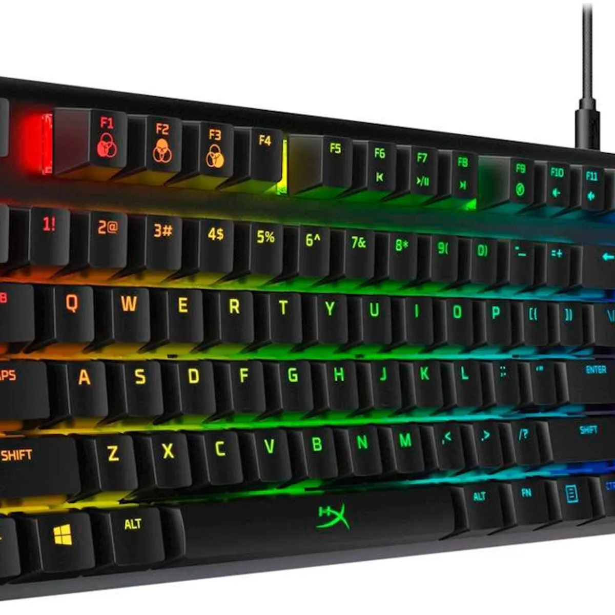 HYPERX - Teclado Mecanico Gamer HyperX Alloy Origins Core HX Red Ingles