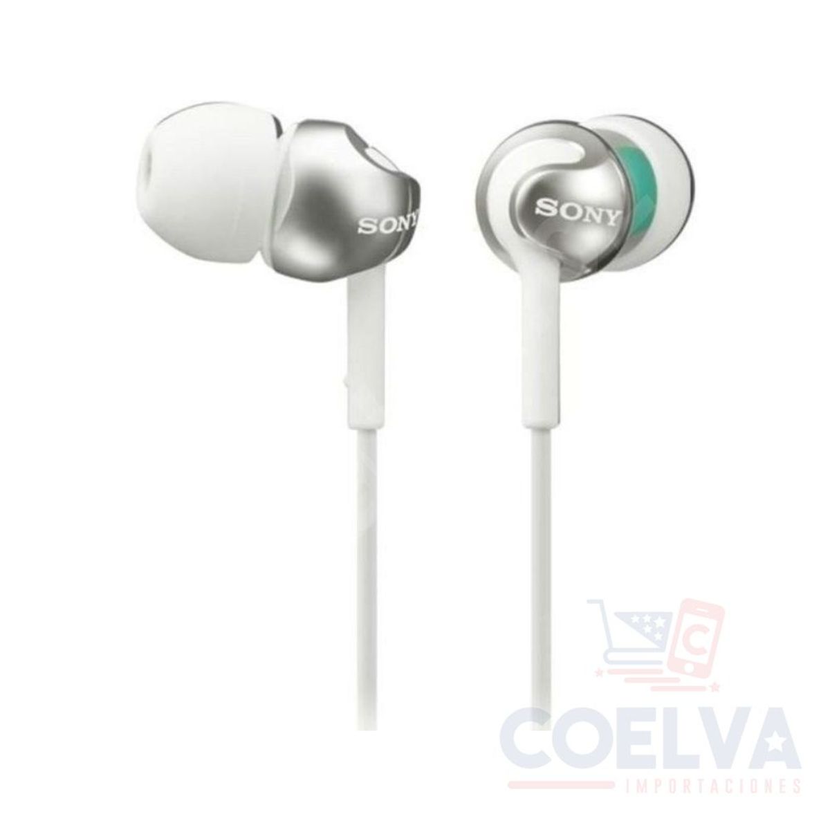 SONY - Sony MDR-EX110AP High-Quality Sound With Microphone - Blanco