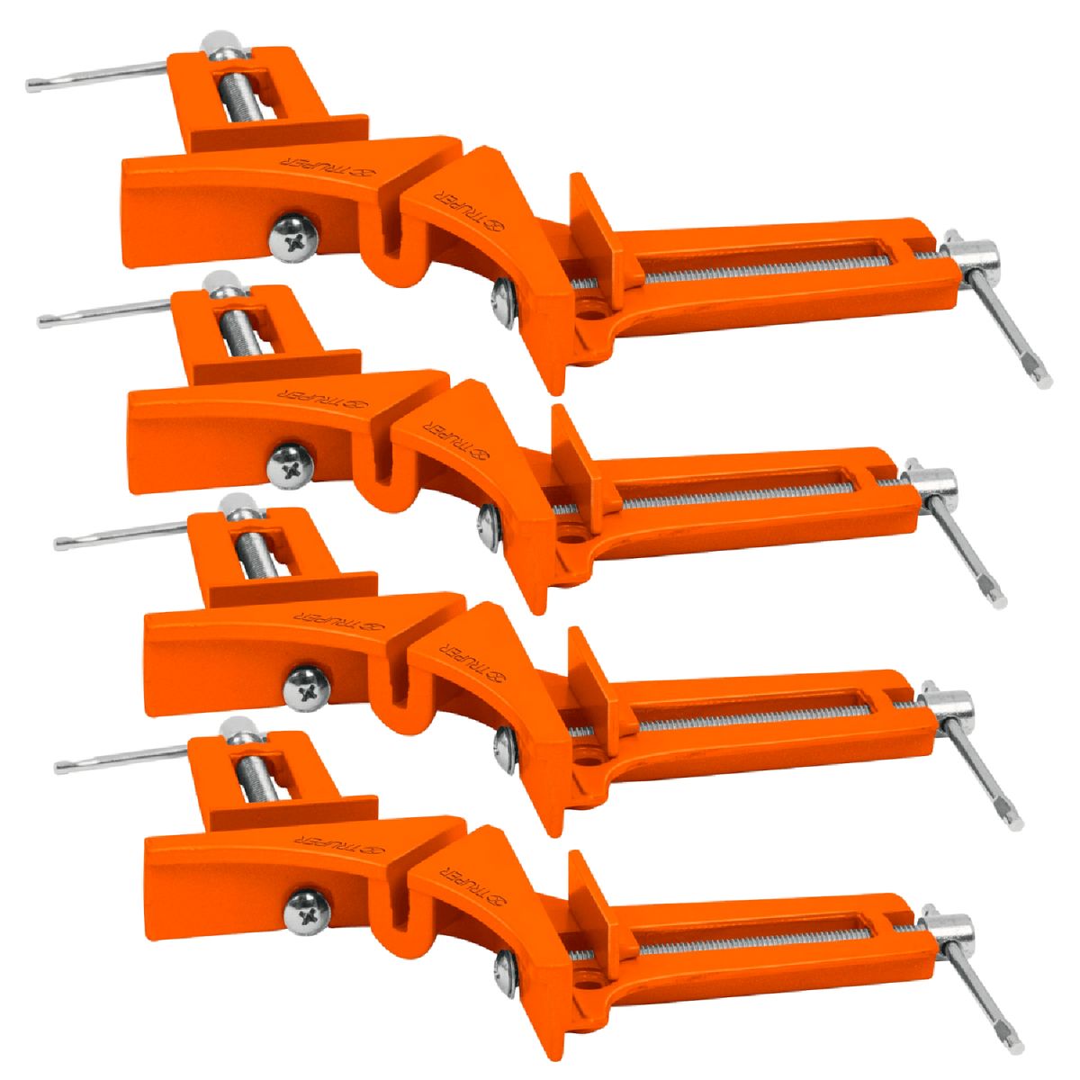 TRUPER - Prensa Esquinera Carpintero Pack 4 unidades Truper