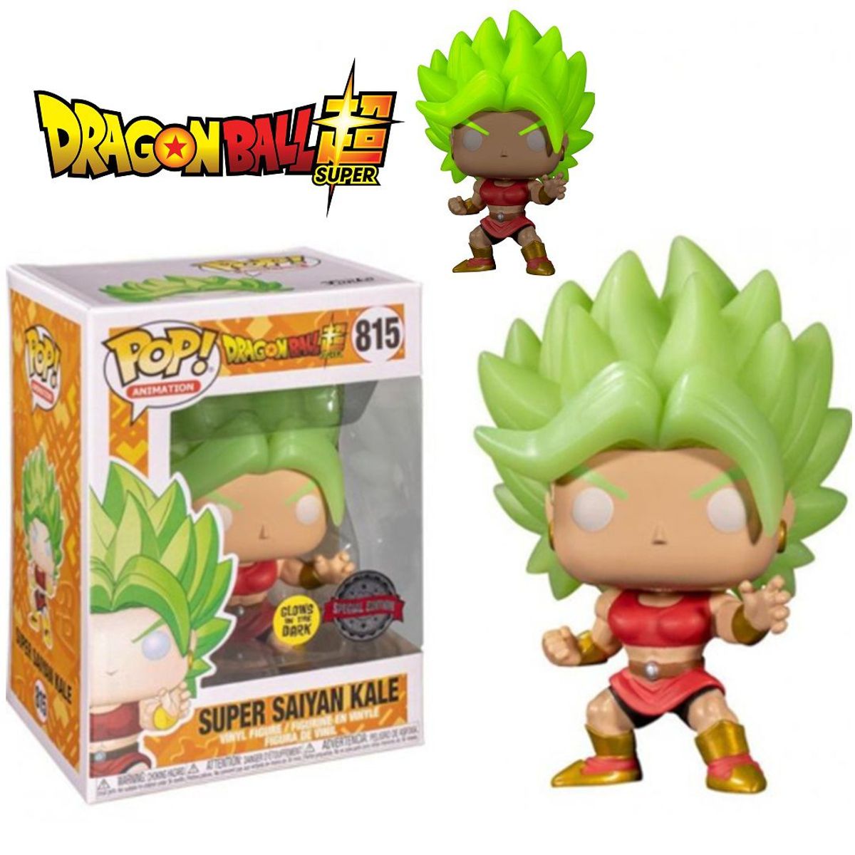 FUNKO - Funko Pop Dragon Ball Super Saiyan Kale - Glow brilla SE