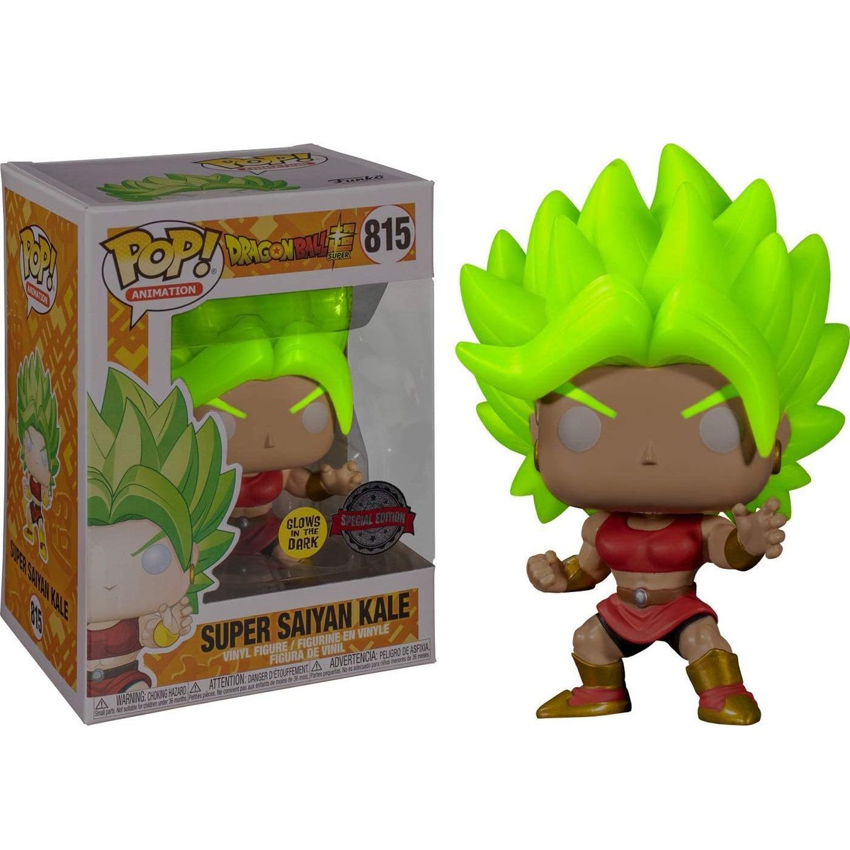 FUNKO - Funko Pop Dragon Ball Super Saiyan Kale - Glow brilla SE