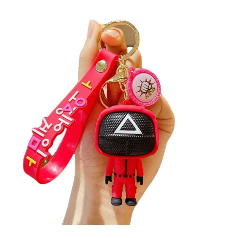 GENERICO - Llavero de Juego del Calamar Triangulo