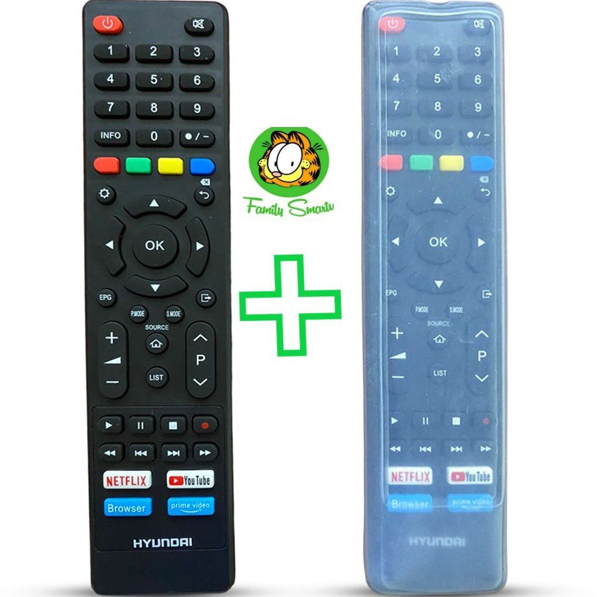 UNIVERSAL - Control Remoto Para tv hyundai Smart tv  Funda Silicona Suave