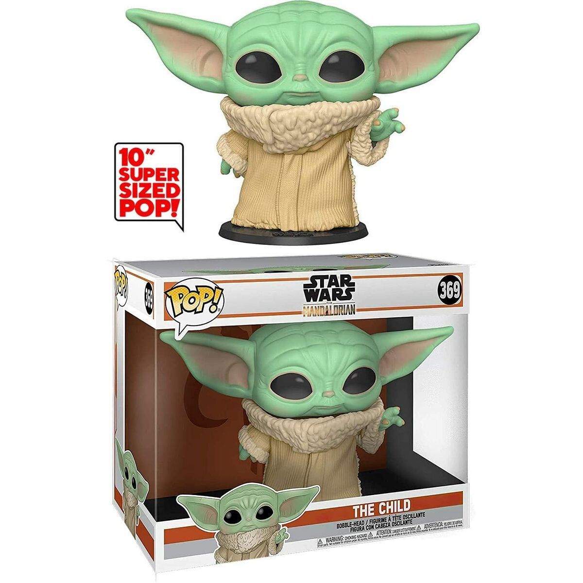 FUNKO - Funko Pop The Child Baby Yoda -10 pulg Star Wars Mandalorian