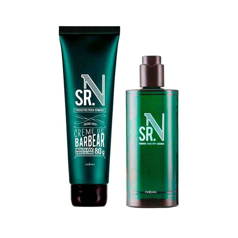 NATURA - Sr N EDT de Hombre con Crema para Afeitar