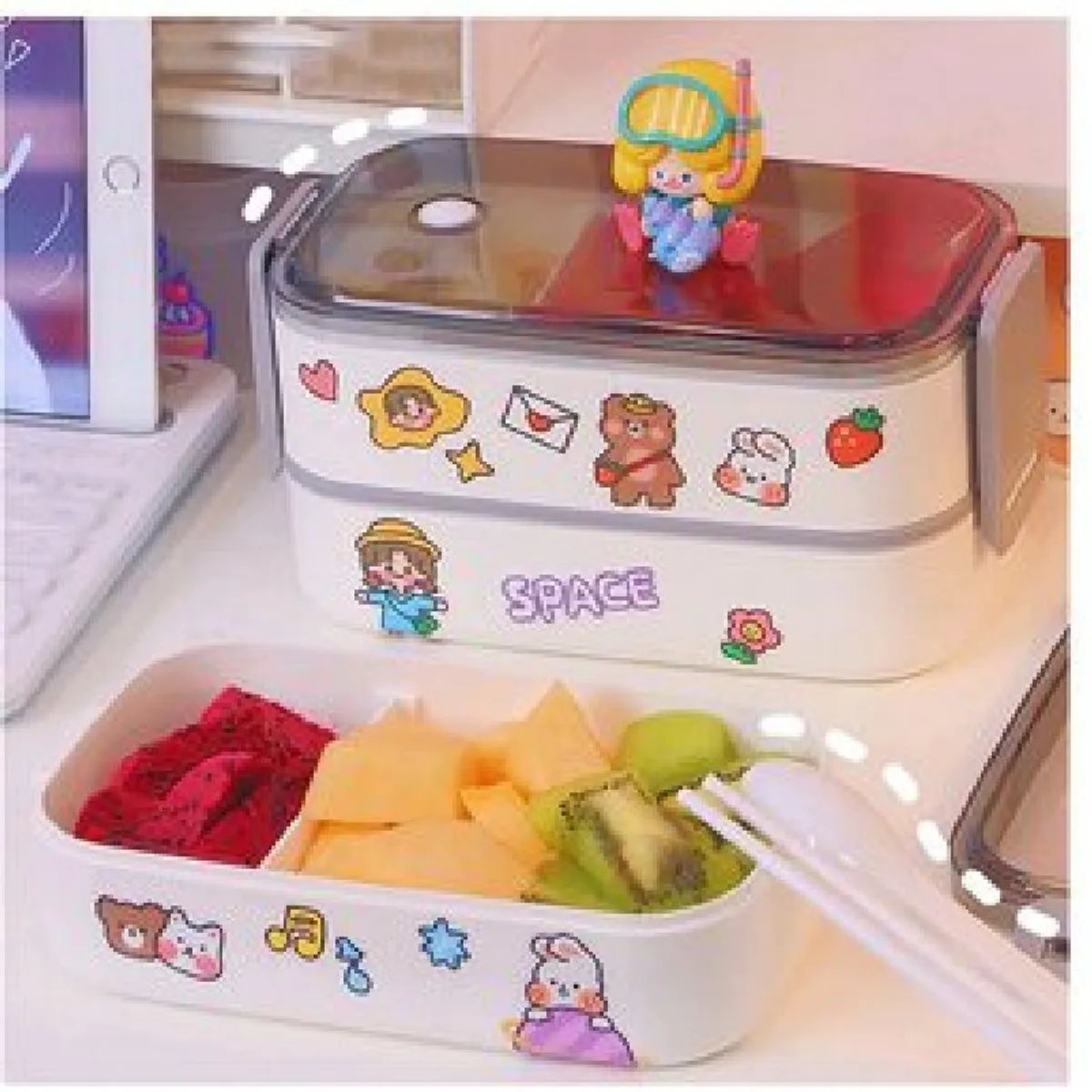 OEM - TAPER KAWAII PREMIUM CON COMPARTICIONES - Taper 2 en 1 premium