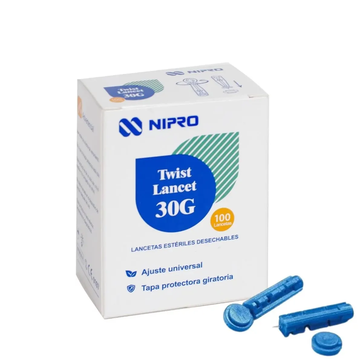 NIPRO - Lancetas para glucometro marca Nipro