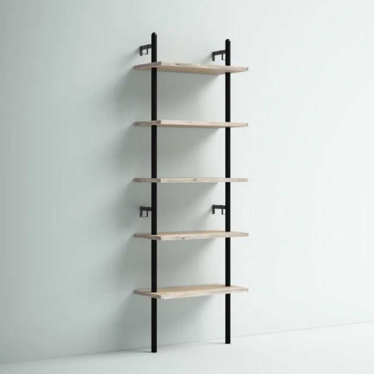 VENTITAS HOME - Librero de Pared Industrial Jetsa Ventitas Home Manzano y Negro