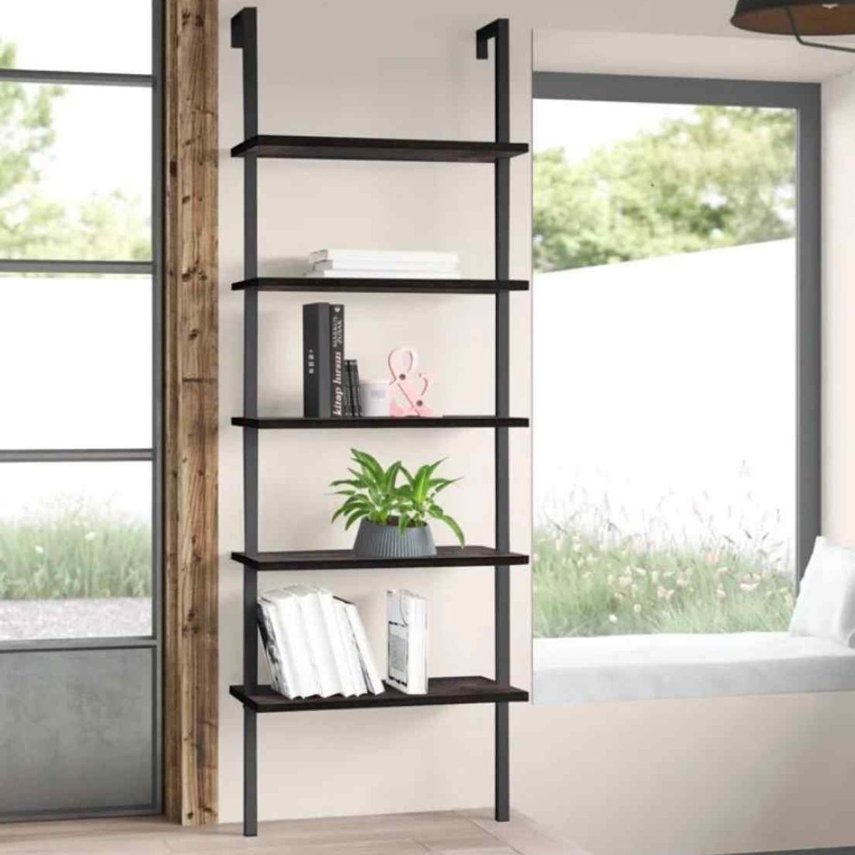 VENTITAS HOME - Librero Estante Industrial San Rosko Ventitas Home Negro