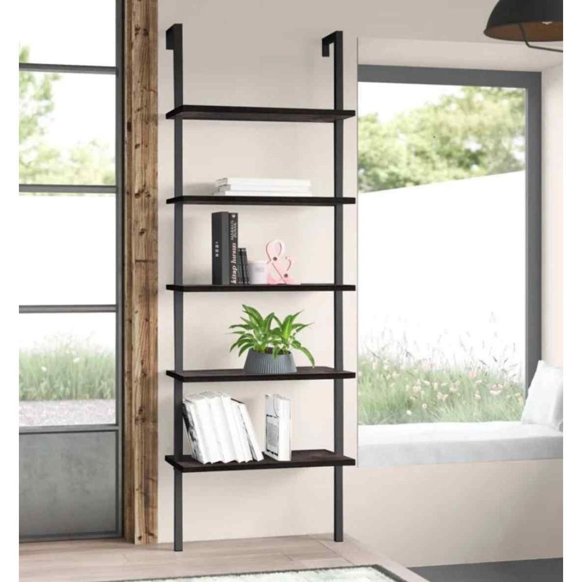 VENTITAS HOME - Librero Estante Industrial San Rosko Ventitas Home Negro