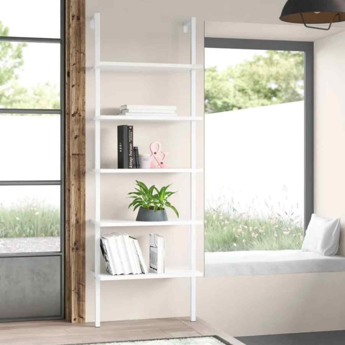 VENTITAS HOME - Librero Estante Industrial San Rosko Ventitas Home Blanco