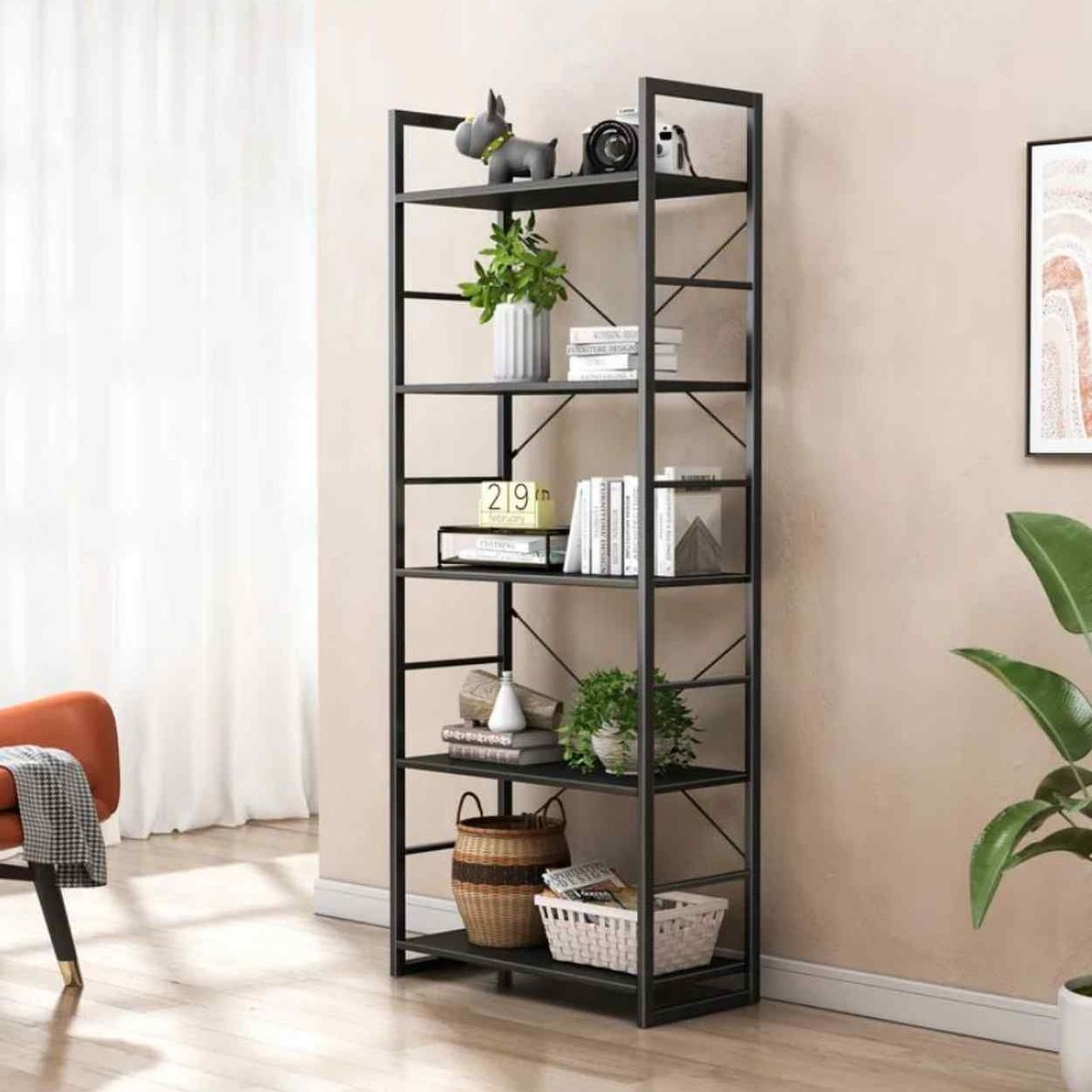 VENTITAS HOME - Estante Organizador Industrial Christine Ventitas Home Negro