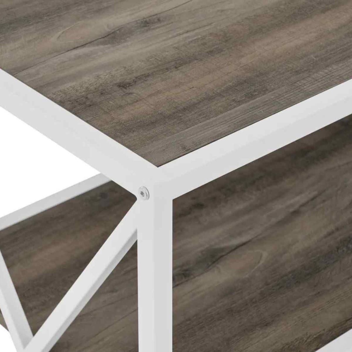 VENTITAS HOME - Estante Industrial Faxina Ventitas Home Olivo y Blanco