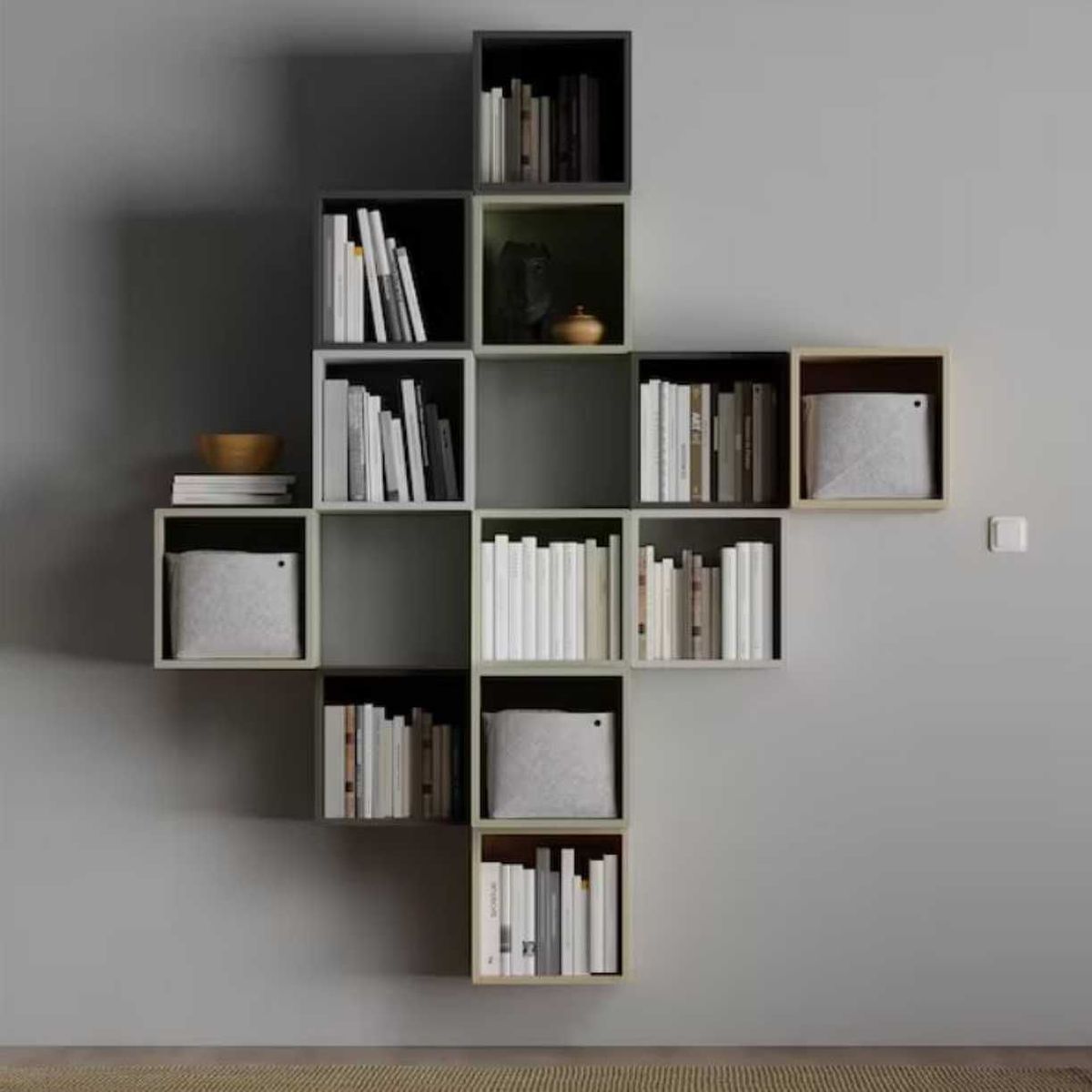 VENTITAS HOME - Set de 12 Cubos Ventitas Home Multicolor x1