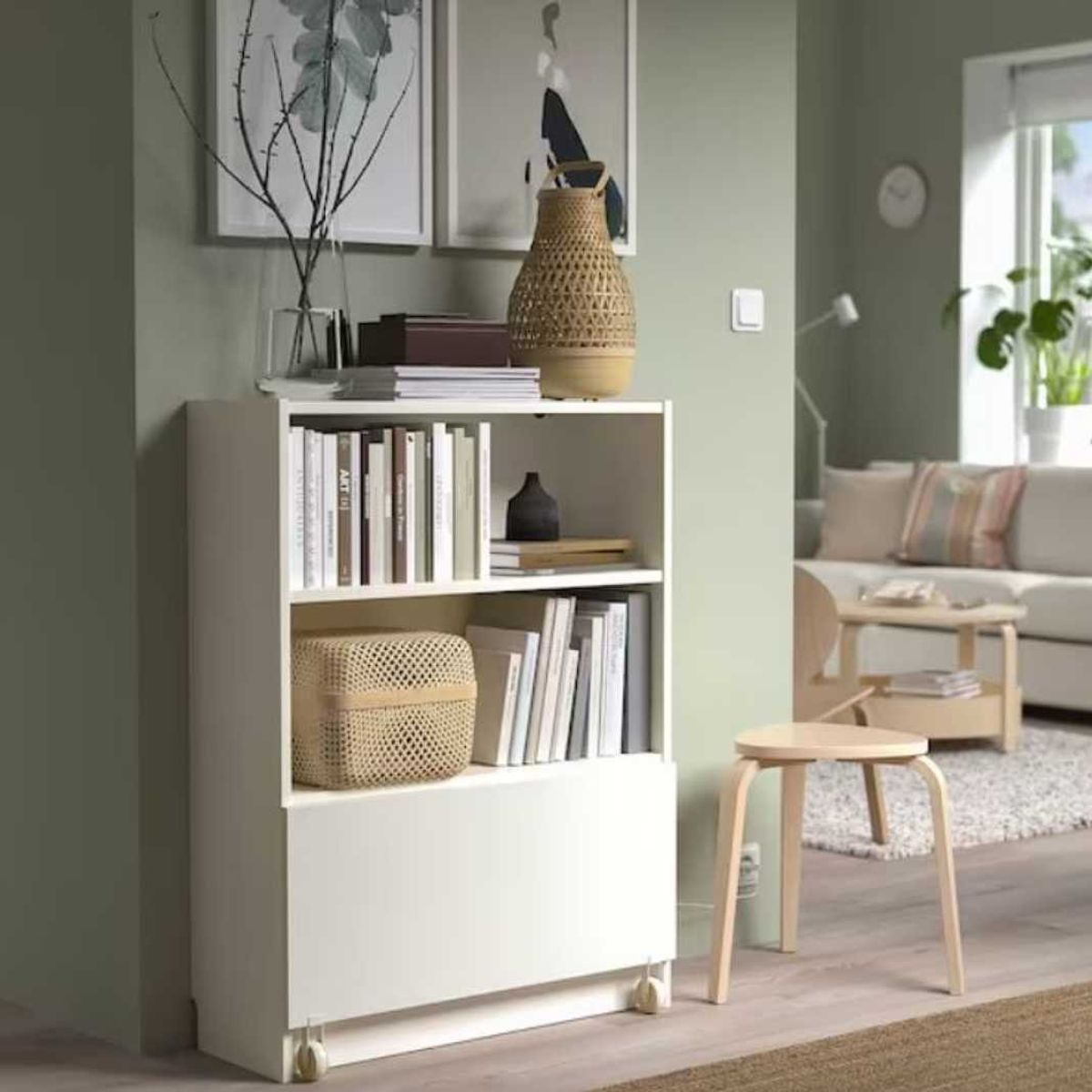 VENTITAS HOME - Librero Aparador Manuelle Ventitas Home Blanco