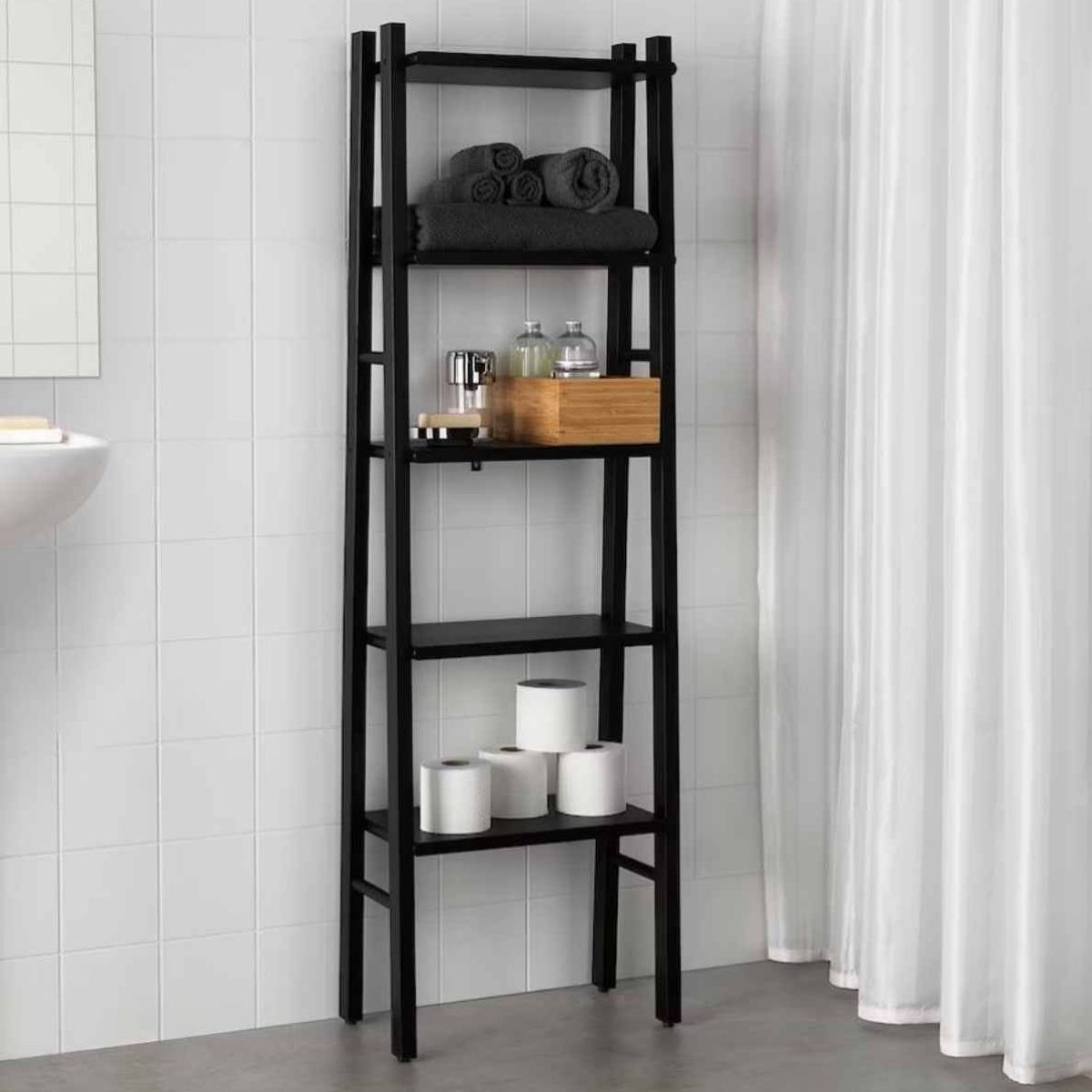 VENTITAS HOME - Librero de Madera Pelina Negro Ventitas Home