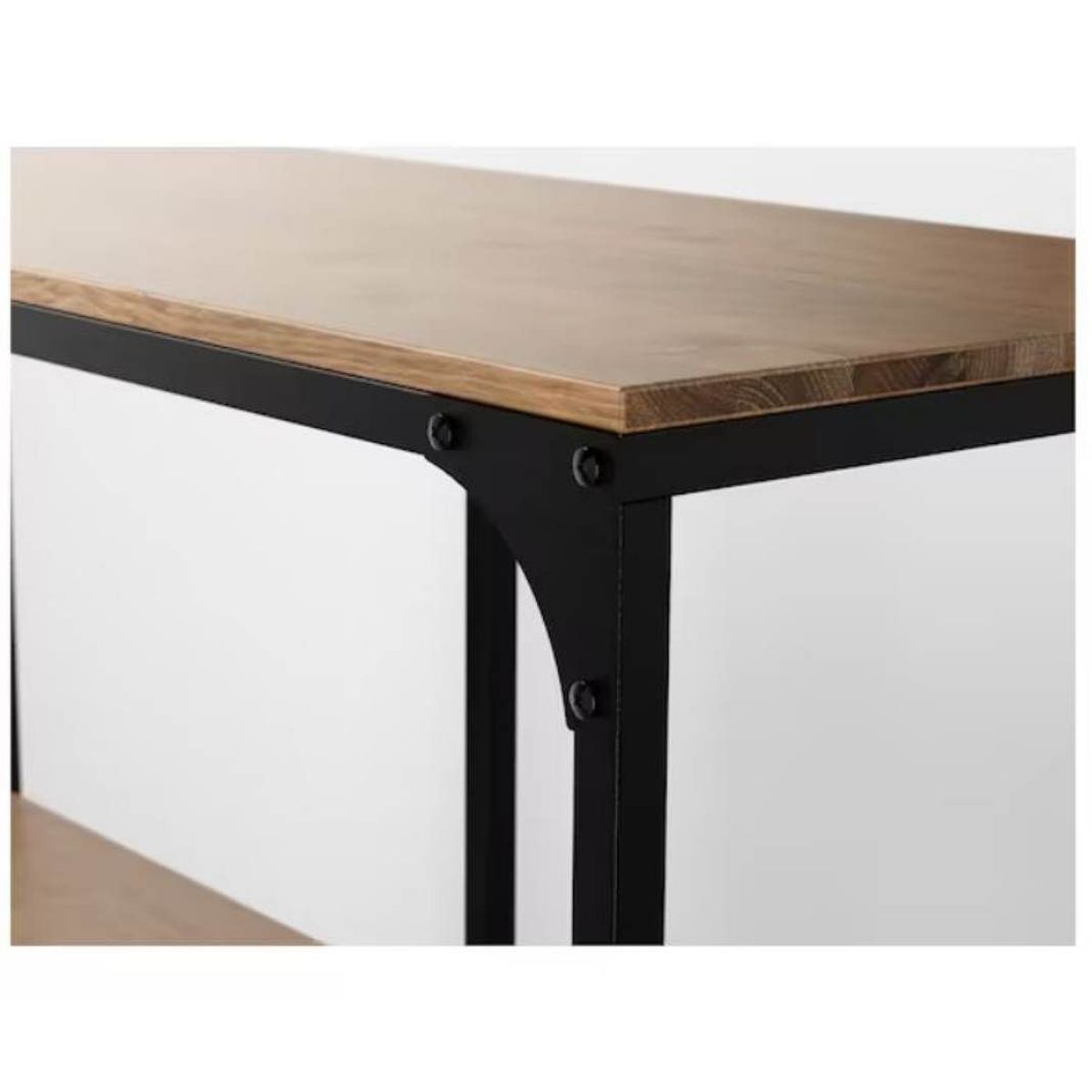 VENTITAS HOME - Estante Industrial  Medellín Ventitas Home Caramelo y Negro