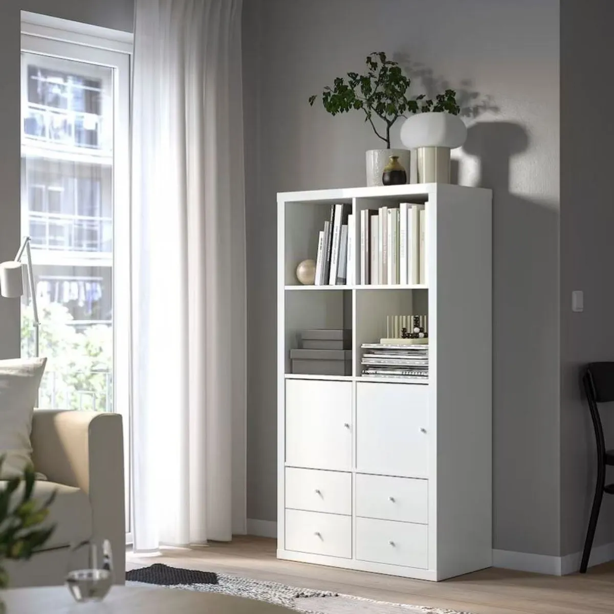 VENTITAS HOME - Librero Minimalista Bogotá Ventitas Home Blanco