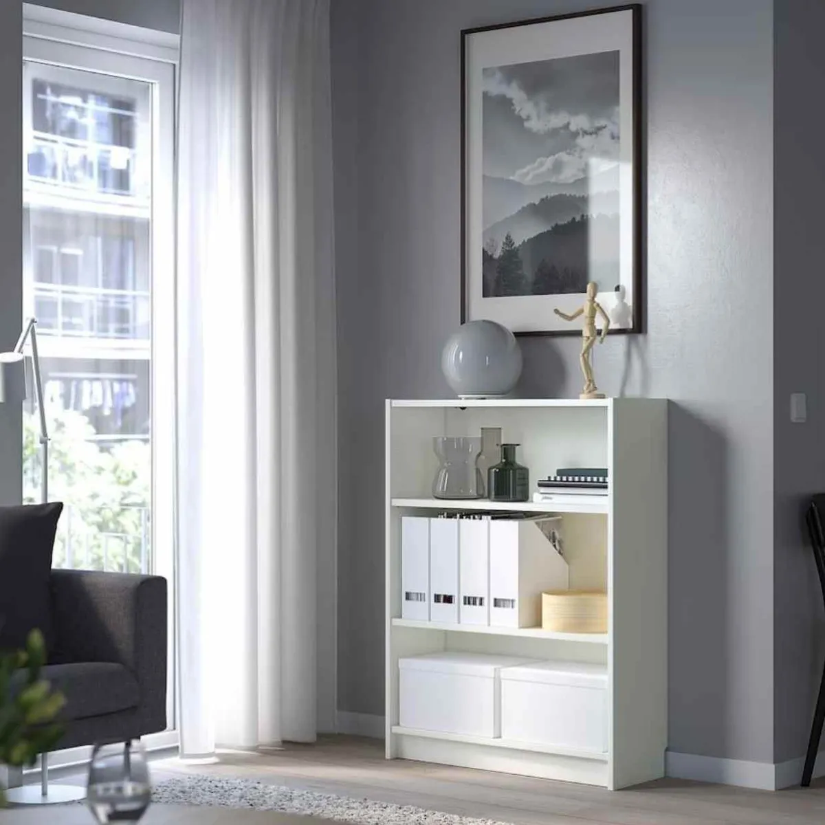 VENTITAS HOME - Librero Aparador Margarita Ventitas Home Blanco